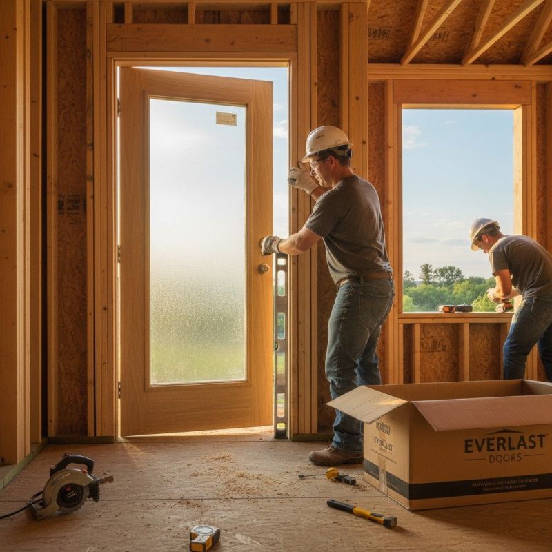 Cherry Door Installation